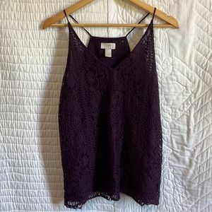 Loft Outlet spaghetti strap blouse.